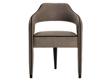 INVICTA - Open back fabric chair with armrests by Casa Magna - view 2